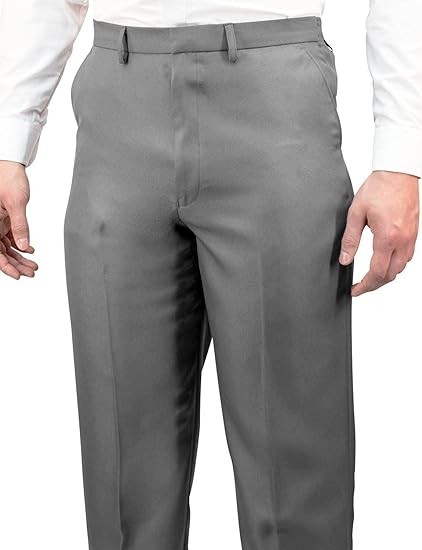Chums | Men's | Formal Elasticated Trouser Pants | Comfort Fit Pants | Smart Trouser Pants for Men |