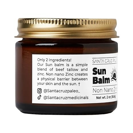 Santa Cruz Paleo Beef Talow and Zinc Sun Balm