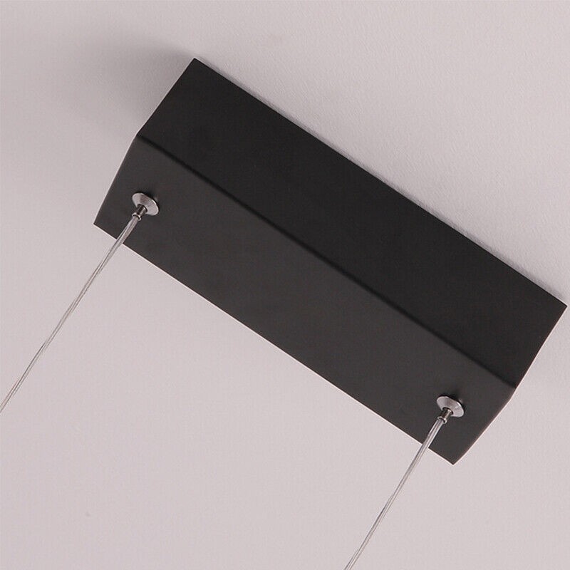 LED Chandelier Lighting Dining Room Lights Kitchen Black Pendant Light Bar Lamp
