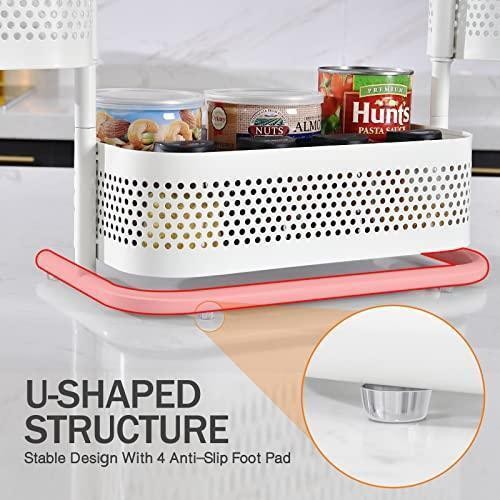 KINGRACK 3 Tier Rotating Bathroom Counter Organizer, Bathroom Storage Organizer,