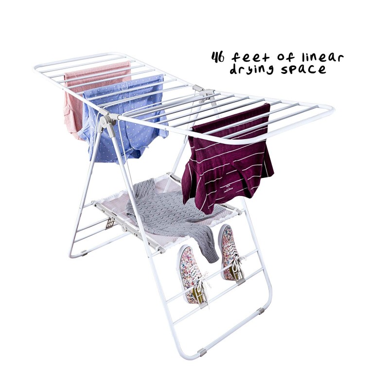 Laundry Clothes Storage Drying Rack Portable Folding Dryer Hanger Heavy Duty New