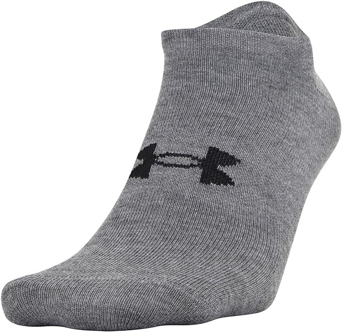 Under Armour Men's Essential Lite No Show Socks, 6-Pairs