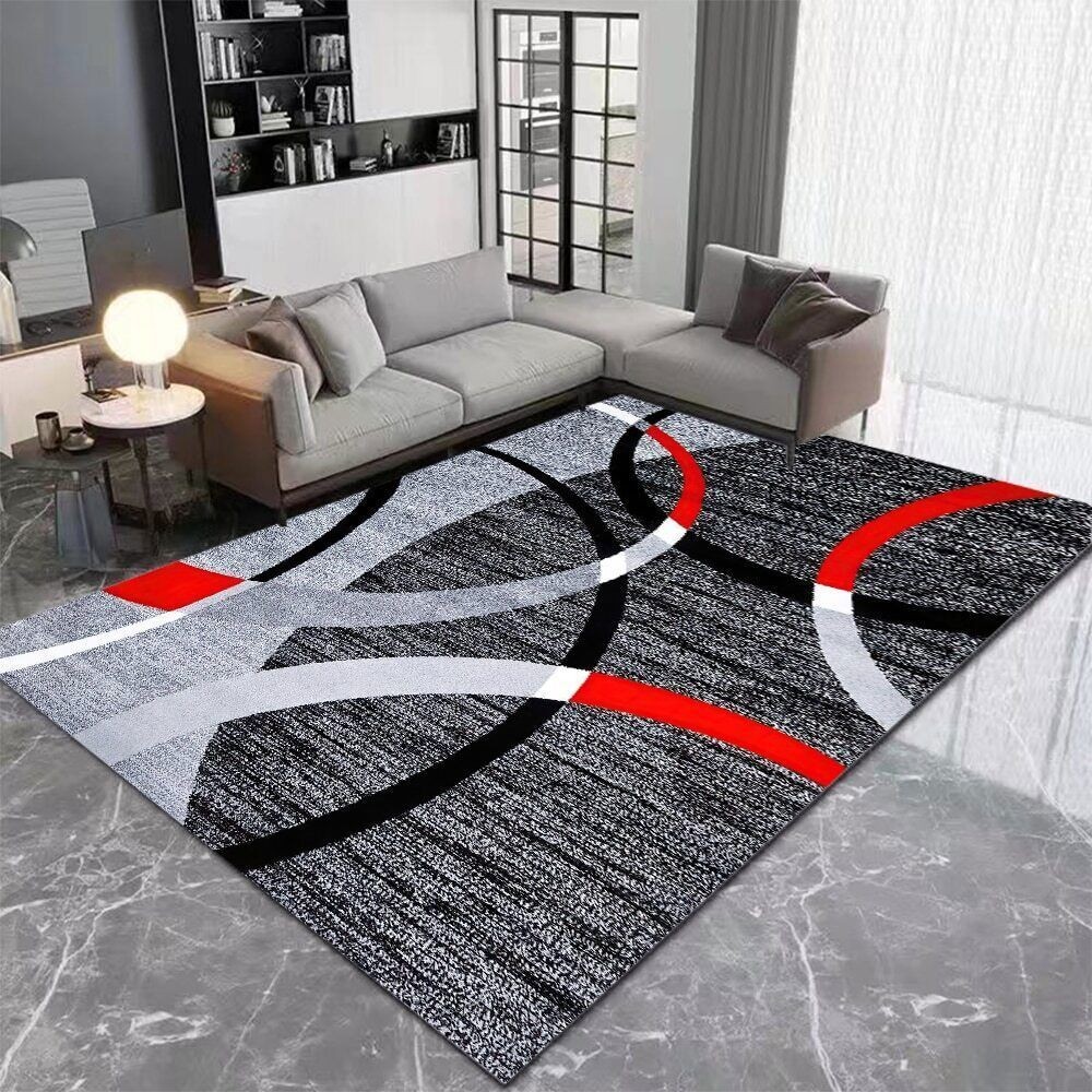 Geometric Carpet for Living Room Decor Sofa Table Large Area Rugs Bathroom Mat
