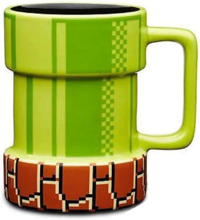 EXIGENT Gamer Pipe Ceramic Coffee Tea Cup Mug Collectible 15 Oz Ounces (Pipe)