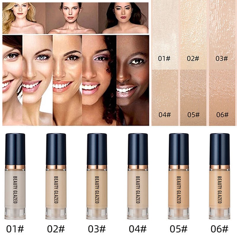 Women Whitening Concealer Base Makeup Liquid Foundation Primer Cream Matte
