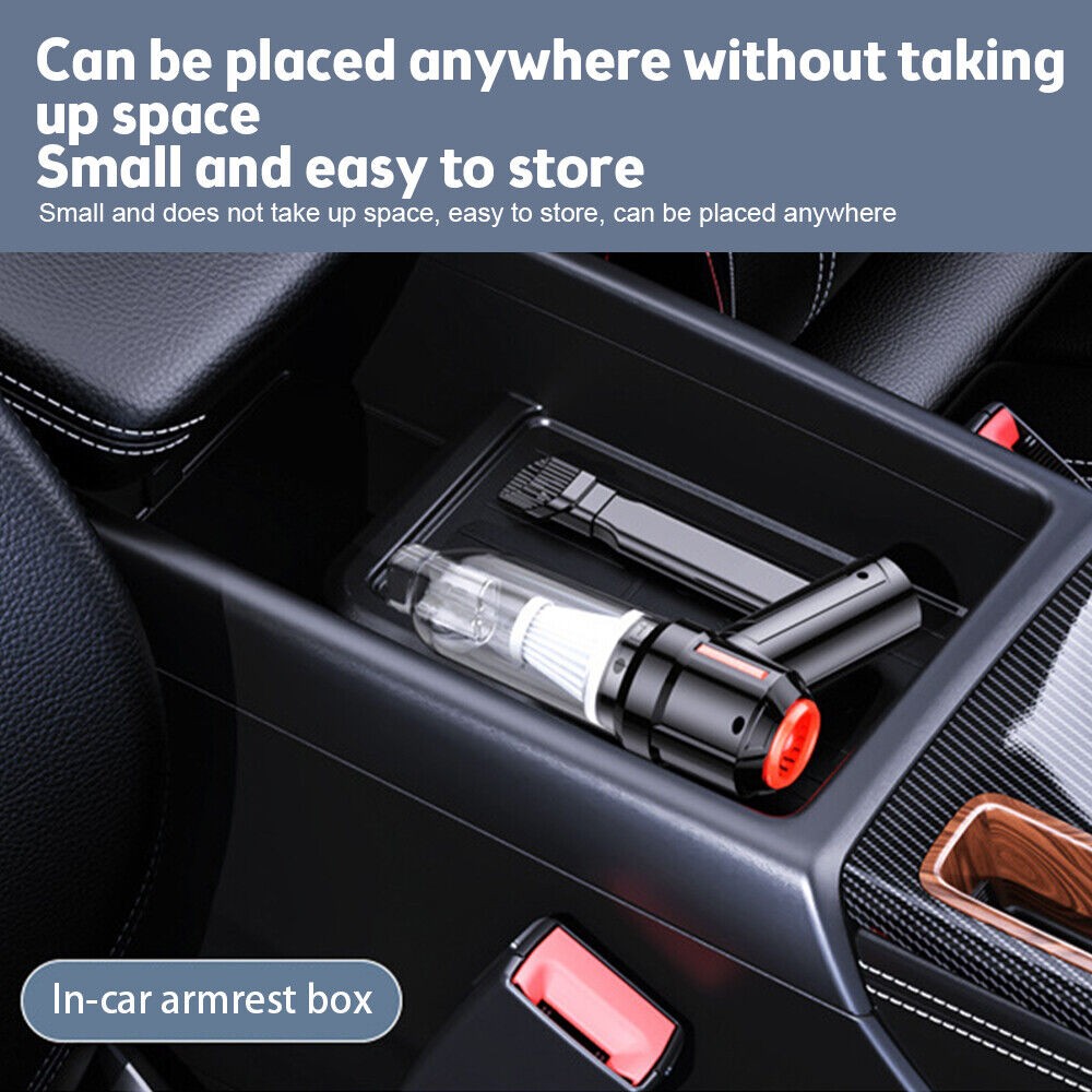 80000PA Cordless Vacuum Cleaner Car Handheld Vacuum Mini Power USB Rechargeable