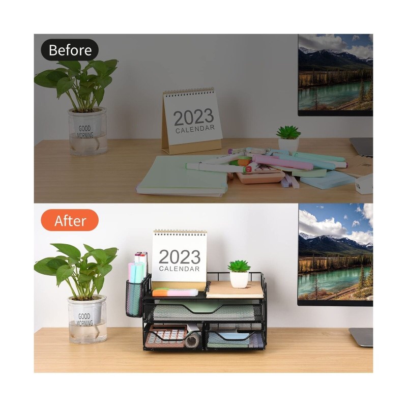 gianotter Desk Organizers and Accessories, Office Supplies Desktop Organizer ...