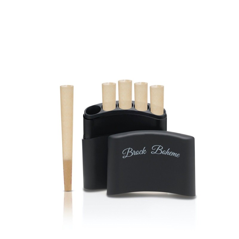 The Smoke Flask | Joint Case, Blunt Holder. Holds 5 Raw Cones. Smell Proof