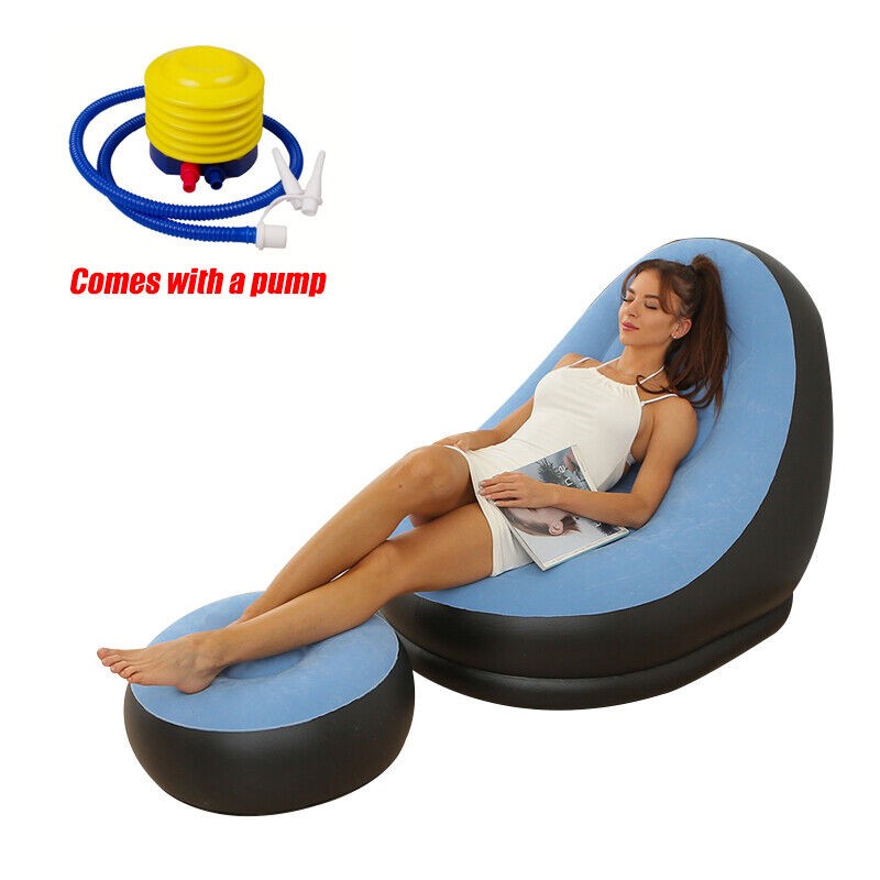 Bean Bag Sofa Inflatable Bed Giant Large Lounger Lazy folding chair New