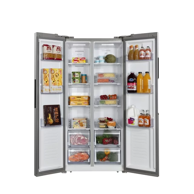 Hamilton Beach 15.6 cu. Ft. Side by side Stainless Refrigerator