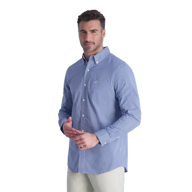 Chaps Men's Easy Care Woven Button Down Shirt, Sizes S-2XL
