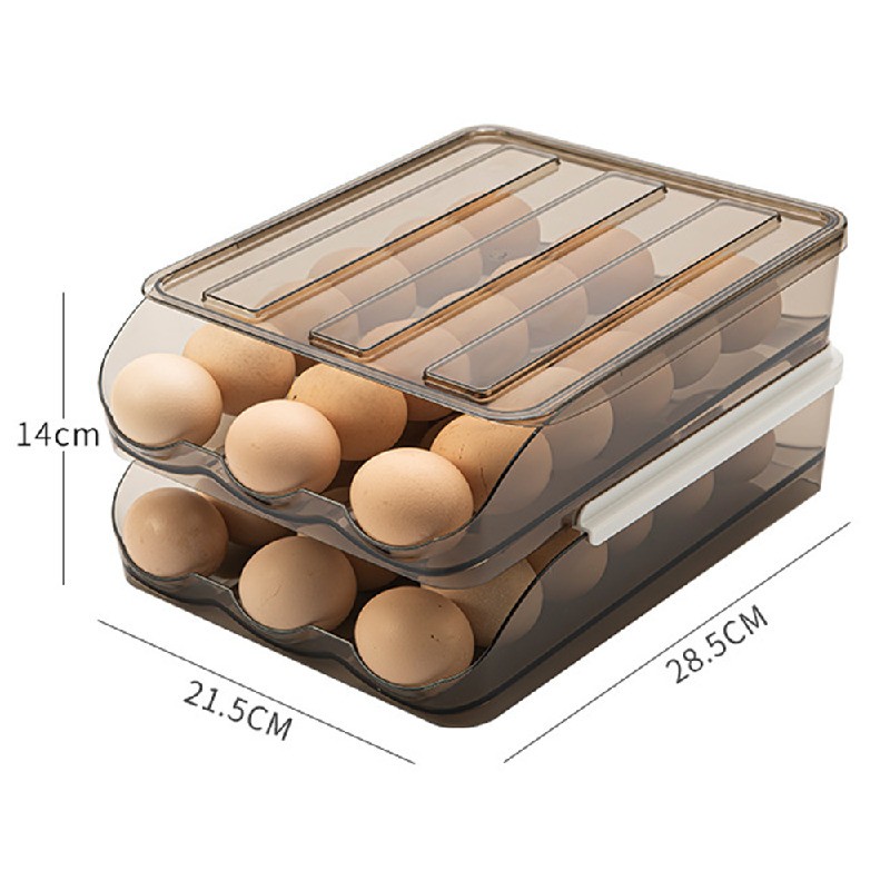 Egg Holder Egg Storage Container Plastic Storage Container for Refrigerator